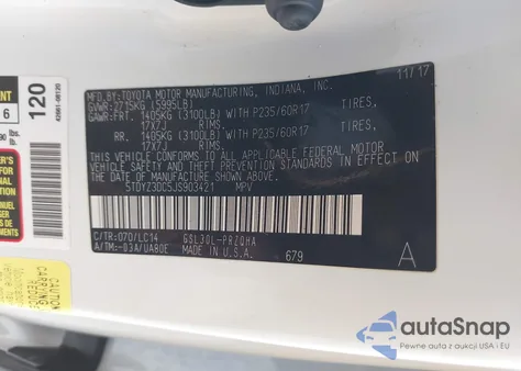2018 Toyota Sienna Xle 8 Passenger from USA, damaged, VIN 5TDYZ3DC5JS903421